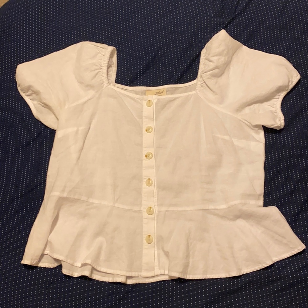 White cute light shirt!